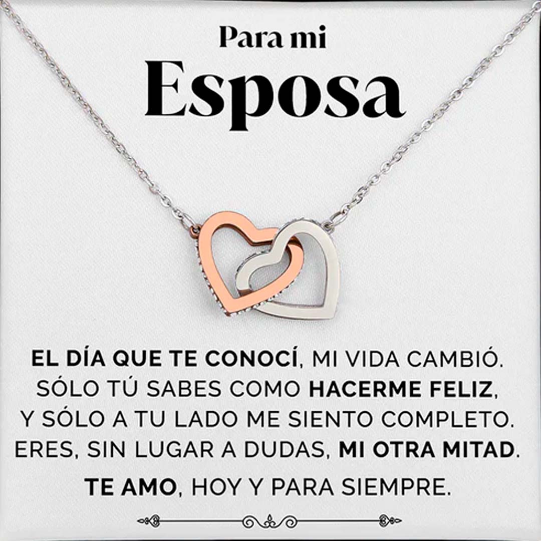 Collar para mi esposa + tarjeta