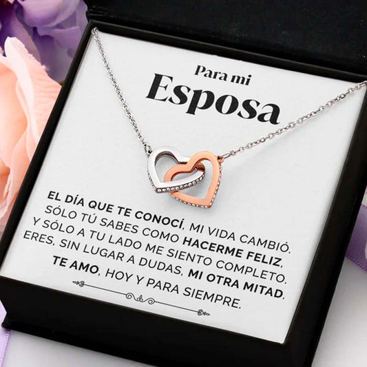 Collar para mi esposa + tarjeta